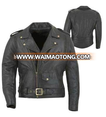 Leather Motorcycle Jacket Brando Factory Wholesale Price